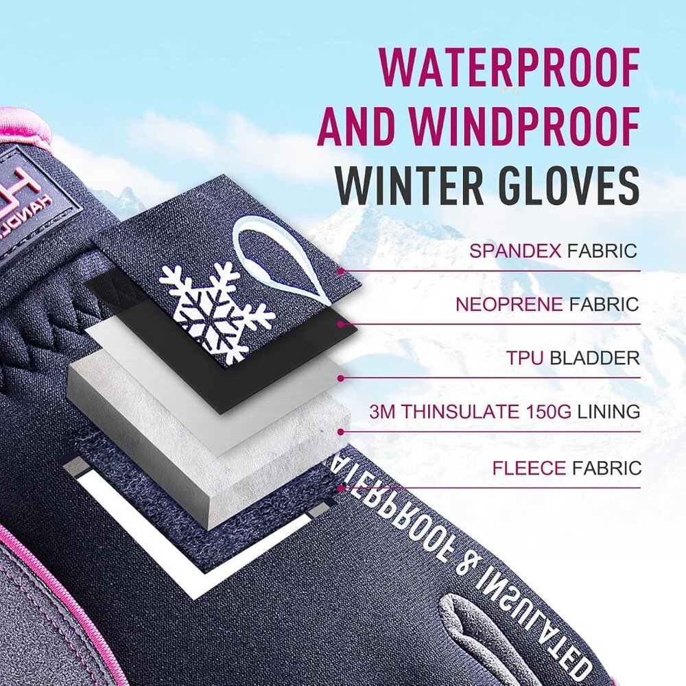 Waterproof & Windproof Winter Gloves - image 4